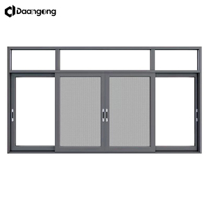 Aluminium-Schiebefenster mit Moskitonetz Doppelverglastes Glasfenster für Schlafzimmer Balkon Küche - Product Image 3