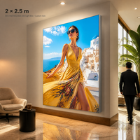 Boîte à lumière LED murale personnalisée avec impression graphique sur tissu SEG, signalétique lumineuse avec impression par sublimation pour magasin de détail