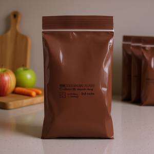 Sacs refermables en polyéthylène Amber Zip Bags 3x5 pouces pour le stockage des aliments - Product Image 2