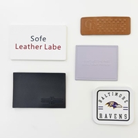 Écussons en cuir écologiques personnalisés, logo imprimé en gravure, formes multiples, étiquettes cousues pour chaussures, sacs, vêtements, à coudre