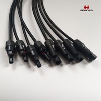 1000V 4mm Y-Typ Fünfwege-Solarpanel-Kabelverbinder 3:1 Parallel-Verteilerstecker Verzinnte Kupferkontakte Männlich/Weiblich PC
