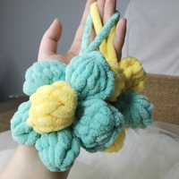 Manufacture Wholesale Hand Knitting Thick Chenille Yarn 100% Polyester Fancy Yarn Super Soft Chenille Chunky Yarn 100g/40m