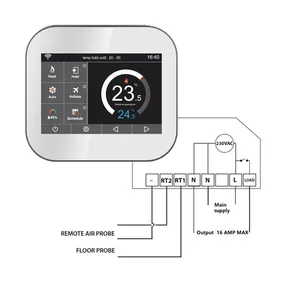 Electric Heating 16A thermostat