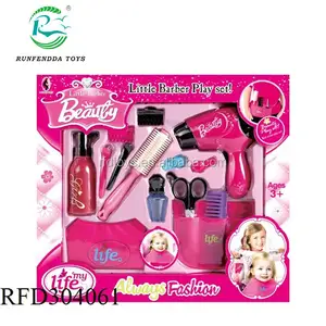 New Style Kids Pretend Play Salon Haircut Toy Makeup Toy For Girl