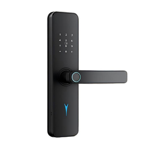High Quality WIFI Tuya Ttlock Control Fingerprint Electronic Digital Touch Screen Keypad <strong>Code</strong> Key <strong>Smart</strong> Home Door Lock - Product Image 2