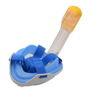 Máscara Facial Completa con Lente de Policarbonato de Una Ventana, Silicona Líquida, para Niños, Snorkel, Deportes Acuáticos, 6+, Universal, Totalmente Seca - Product Image 4