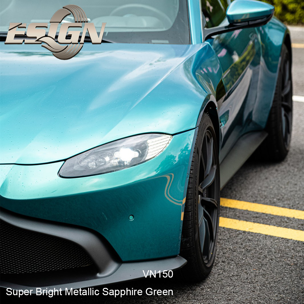 Super Bright Metallic Sapphire Green