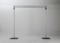 Kit de cadre de toile de fond modulaire et réglable en alliage d'aluminium robuste 12ftx12ft pour événements de mariage