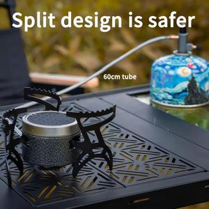 Réchaud à gaz pliable de poche KZ03, mini cuisinière de camping pour les randonneurs, les cyclistes et les aventures en <span class=keywords><strong>solo</strong></span>, réchaud à gaz à ondes infrarouges - Product Image 4