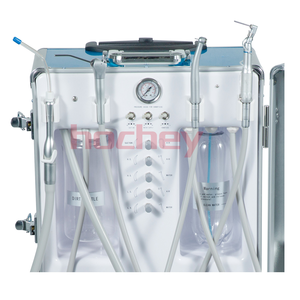 HOCHEY Unité <span class=keywords><strong>dentaire</strong></span> portable de haute qualité, <span class=keywords><strong>appareil</strong></span> de traitement <span class=keywords><strong>mobile</strong></span> avec compresseur pour clinique <span class=keywords><strong>dentaire</strong></span> - Product Image 6