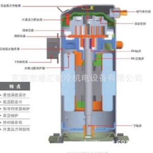 คอมเพรสเซอร์ทำความเย็นแบบสกรอลล์ ZF15K4E-TFD-556 ระบายความร้อนด้วยอากาศ สำหรับชุดทำความเย็น - Product Image 4