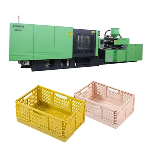 Hot Selling 700Ton Servo Horizontal Injection Molding Machine for Making Folded Plastic Containers Boxes from PP ABS PC EPS PA
