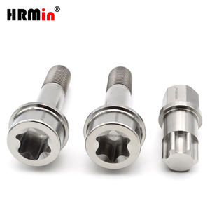 HRMin Factory 10,9 grado <span class=keywords><strong>antirrobo</strong></span> pernos de cubo de rueda de titanio asiento de cono <span class=keywords><strong>tornillo</strong></span> de sujeción M14X1.5X52mm para Ferrari nueva condición - Product Image 6