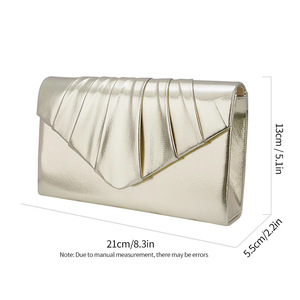 Nuevo Bolso de Mano Cuadrado Pequeño de Moda, Diseño Brillante en Cuero, Bolso de Hombro o Cruzado para Mujer - Product Image 6