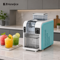 Machine à smoothie glacé automatique, compacte, électrique, pour la maison, le bar, le café, le restaurant, fabrication rapide de glaçons, utilisation rapide de la glace, avec certifications CE et ETL