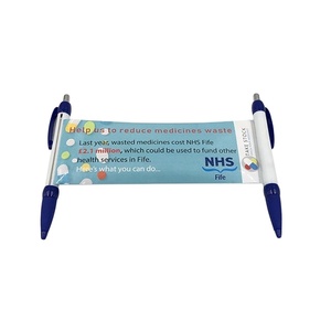 High Quality Logo Printed Pull-Out Banner Pen with 0.5mm Writing Width - Product Image 2