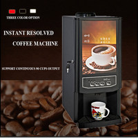 Machine à Café Distributrice Commerciale Automatique Personnalisée Libre-Service à Trois Cartouches