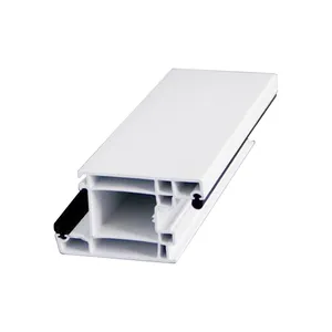 Super Solarization Resistant Custom Pvc Extruded Plastic Upvc Window Profiles