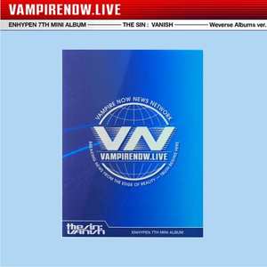 KPOP ENHYPEN 7º Mini Álbum the SIN VANISH Weverse CD Oficial Coleccionable Álbum Musical Coreano Bluewave Regalo - Product Image 3
