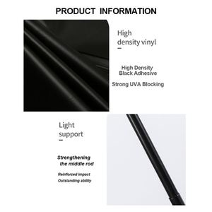 Parapluie pare-soleil noir en plastique à 24 baleines, pliable et entièrement automatique, pour jours ensoleillés et pluvieux, avec logo personnalisé, vente en gros - Product Image 3