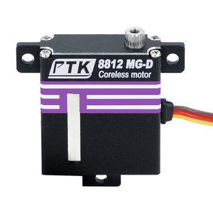 Servomoteur numérique haute performance PTK 8812 MG-D 15kg à engrenages métalliques pour modèles RC, avions DIY, ailes fixes, unisexe, 14 ans et plus, directement de l'usine - Product Image 1