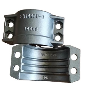 Kẹp ống hai mảnh nhôm/SUS304 kẹp ống an toàn hạng nặng giá cả cạnh tranh cho kẹp ống an toàn - Product Image 1