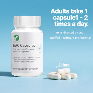 OEM <span class=keywords><strong>NAC</strong></span> capsules สนับสนุนสุขภาพตับและการล้างพิษช่วยเพิ่มระดับกลูตาไธโอนอาหารเสริม N-acetyl cysteine - Product Image 5