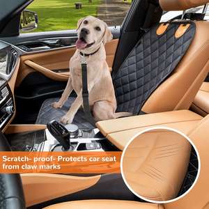 100% wasserdichter, langlebiger, rutsch fester Autos itz schutz für Haustiere Geste ppter, langlebiger, gepolsterter Sitz bezug für Hunde für Autos - Product Image 4