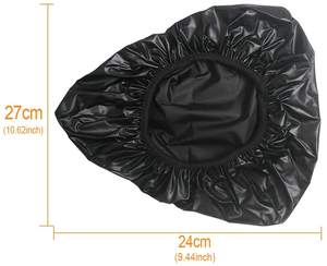 Housse de selle de vélo imperméable et durable neuve en noir, housse de pluie pour siège de vélo avec housse de siège de vélo élastique - Product Image 3
