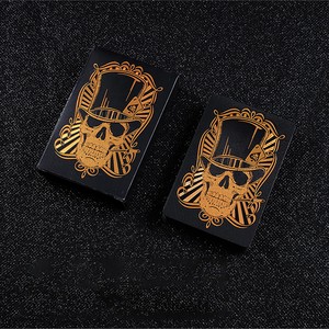 <span class=keywords><strong>Jeu</strong></span> de cartes imperméables à thème crâne, <span class=keywords><strong>jeu</strong></span> de cartes en plastique pour le camping, la piscine, les jeux de bar - Product Image 4