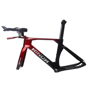 Winowcycle mới đầy đủ Carbon TT Xe đạp khung đĩa Carbon khung đua xe đạp ba môn phối hợp thời gian thử nghiệm sợi carbon xe đạp khung TT Bar - Product Image 3