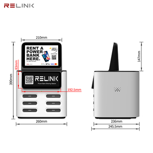 Relink rent cargador portátil powerbank compartir estación alquiler restaurante público banco de energía compartido teléfono celular estación de carga - Product Image 5