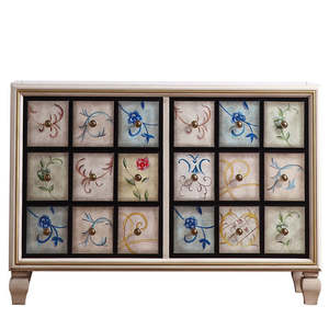 Estilo chino antiguo pasillo Zapatero consola gabinete diseño barato almacenamiento exhibición gabinete de madera - Product Image 5