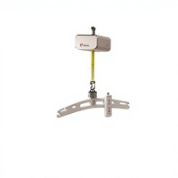 Système de transfert de patient portable électrique avec palan de plafond et rail détachable pour les soins à domicile