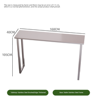 Table et chaise de salle à manger de style industriel moderne pour les cafés Salles à manger Restaurant