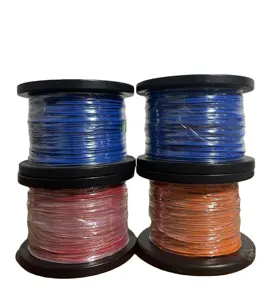 Hook-up Tefzel Wire ptfe stranded wire Silver Plated Copper Conductor PTFE Insulation Copper Wire