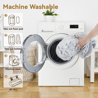 Coussin pour chien classique en fausse fourrure et éponge, lavable en machine, couverture moelleuse et spacieuse, idéal pour l'hiver