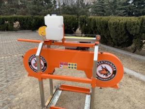 <span class=keywords><strong>Mini</strong></span> scierie à essence de 18 pouces Machine à bois horizontale portable Machine à planches Scierie à ruban - Product Image 4