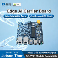 Carte embarquée Y-C28 NVIDIA Jetson Thor Edge Computing pour IA embarquée, carte de support haute stabilité pour l'IA médicale à bord