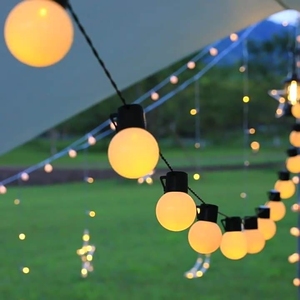 Lớn 5cm LED ánh sáng chuỗi cho ngoài trời giáng sinh đám cưới cắm trại trang trí không thấm nước IP65 COB tán sân trang trí - Product Image 2