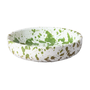 Tierra Cocida fait à la main espagne plaque en céramique émaillée brillante bol à vaisselle peint à la main presse-ail pour broyer les épices passe au lave-vaisselle - Product Image 2