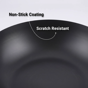 Panela <span class=keywords><strong>Wok</strong></span> Chinesa de Aço Carbono Antiaderente, Design Moderno, Versátil e Ecológica para Atacado - Product Image 5