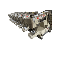 China-pegasus w600 machine à coudre interlock machines de vêtements utilisées cylindre-lit Maquinas De Coser Industriales Usedas