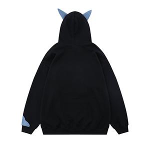 Factory Custom Women Hooded Sweatshirt Long Sleeve Drop Shoulder Jumpers High Street Style Women Pullovers Oversize <strong>Hoodies</strong> - Product Image 5