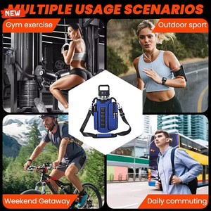 <span class=keywords><strong>Zaino</strong></span> Portabottiglie Magnetico in Neoprene con Design Cartoon, 4 Magneti Integrati, Tasche per Telefono, Tracolla, Capacità 15L, Chiusura a Cerniera - Product Image 5