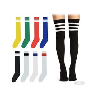 Calcetines altos de fútbol personalizados, calcetines de fútbol extralargos, calcetines deportivos por encima de la rodilla para mujer - Product Image 1