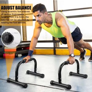 Barres parallèles pour exercices <span class=keywords><strong>au</strong></span> <span class=keywords><strong>sol</strong></span>, entraînement de force, planche complète, dips, gymnastique, push-ups, équipement de musculation - Product Image 4