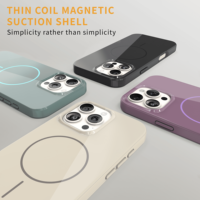 Nouvelle Coque Officielle Brillante pour iPhone 17 Pro Max, Étui de Téléphone Portable Magnétique avec Design IMD pour iPhone 12 13 14 15 16 17