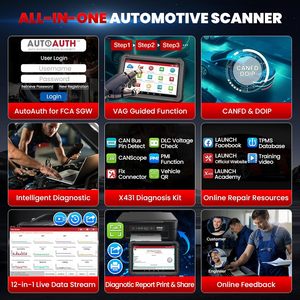 Outil de codage X431 PRO3S+ J2534 SmartLink C pour la réparation automobile au niveau OE - Product Image 6