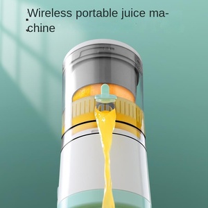 เครื่องคั้นน้ำผลไม้ไฟฟ้าแบบพกพาขนาด500มล. พร้อมใบมีดสแตนเลสแหล่งจ่ายไฟแบบช้าของ USB สำหรับรถสมูทตี้บ้านโรงแรมใช้งานกลางแจ้ง - Product Image 3